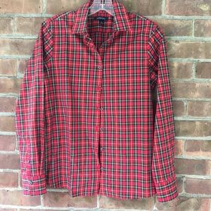 Lands end button up. Like new!